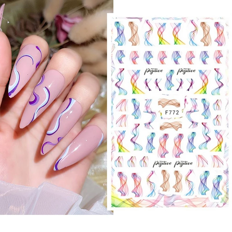 1 pçs 3d flor adesivos de unhas auto-adesivo fácil de usar e versátil acessórios de arte de unhas adesivos de arte de unhas de longa duração