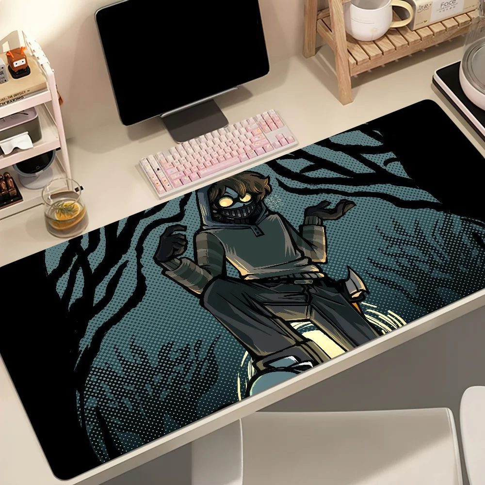 Game C-Creepypasta Ticci Toby Mouse Pad Non-slip Thickened MousePad Student Gaming Cushion Large Writing Lockedge Office
