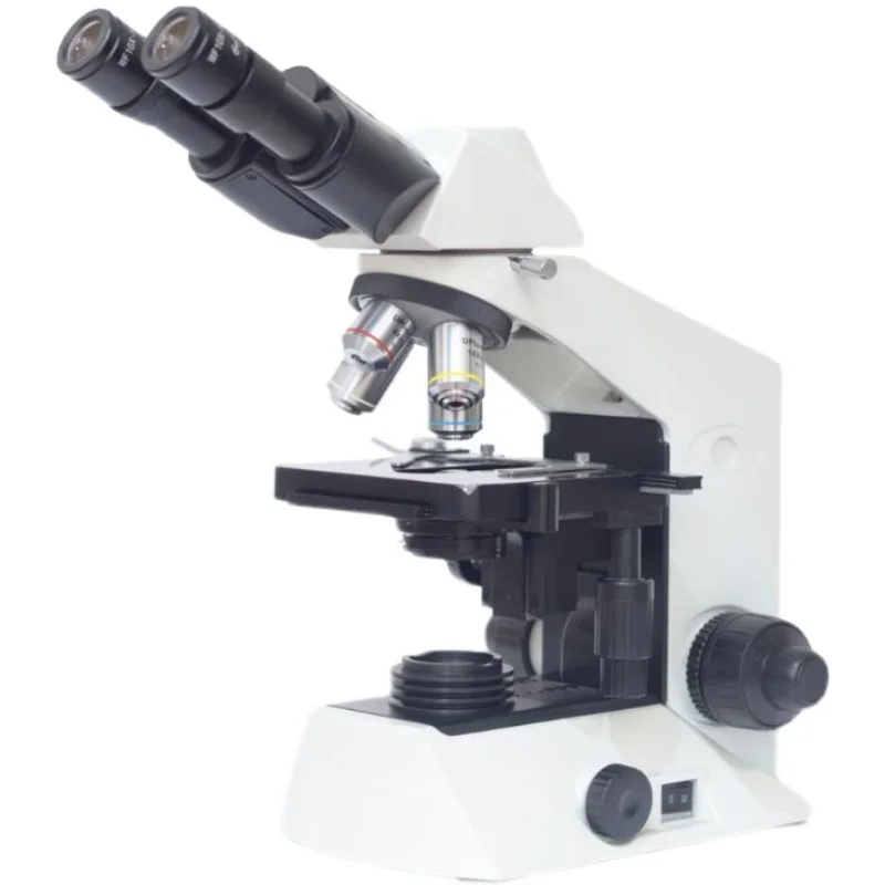 Optical system of binocular microscope with LED cold light source