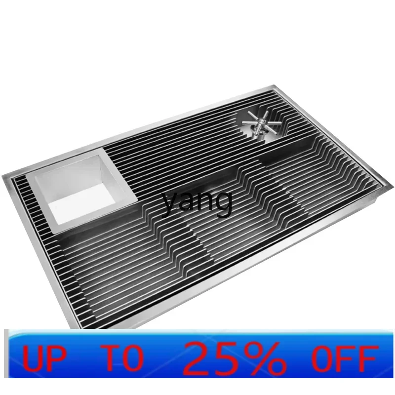 

Поднос для кофе и чая ручной работы из нержавеющей стали LTT Коммерческий бар Встраиваемый поднос для кофе Многофункциональная мойка чашек