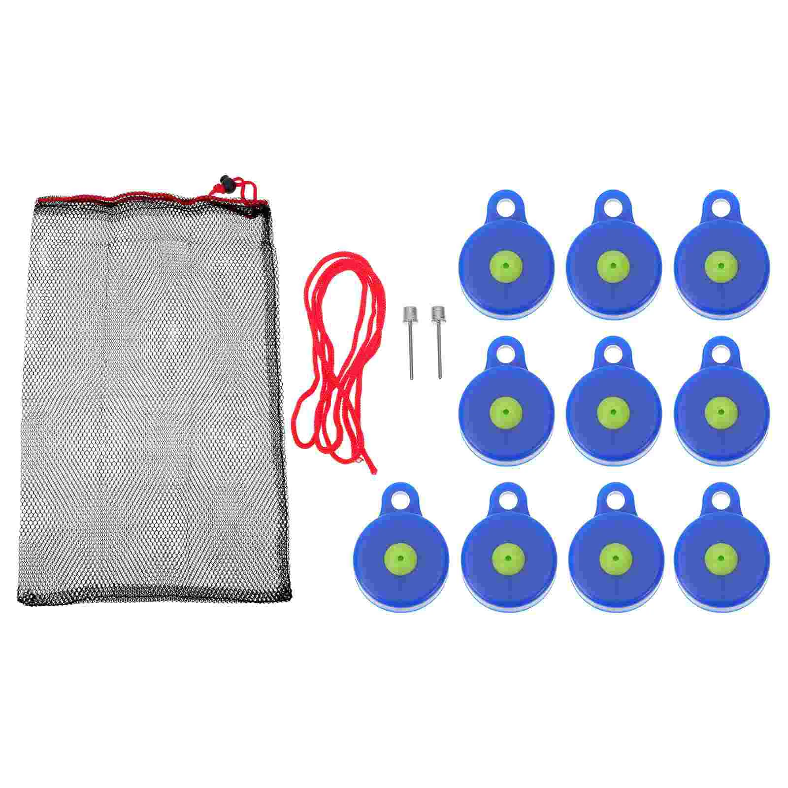 

10 Pcs Pellet Target Inflator Kit High Pressure Inflatable Bottle Cap Bottles Portable