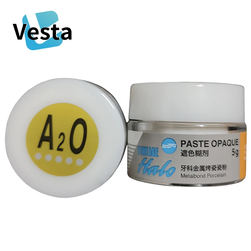 Shofu vintage Halo PASTE OPAQUE 5g Dental Metalbond Porcelain Powder