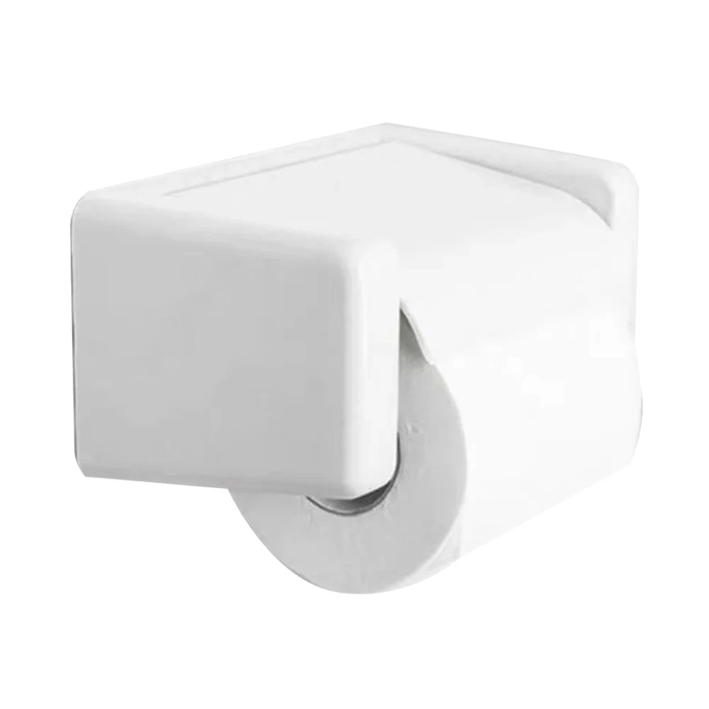 Bathroom Toilet Paper Holder with Shelf Functional and Stylish Space Saving Solution Keep Bathroom Essentials Neat