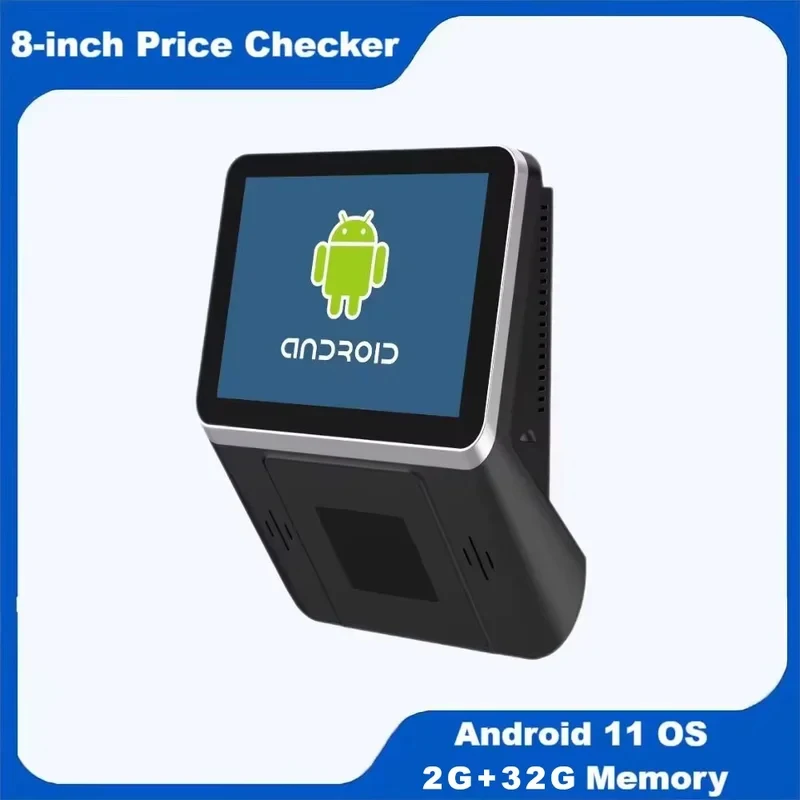 Inch Screen Android Checker JC0 Wall Mount Terminal With Barcode QR Code Rer Price Checking POS WIFI Ethernet
