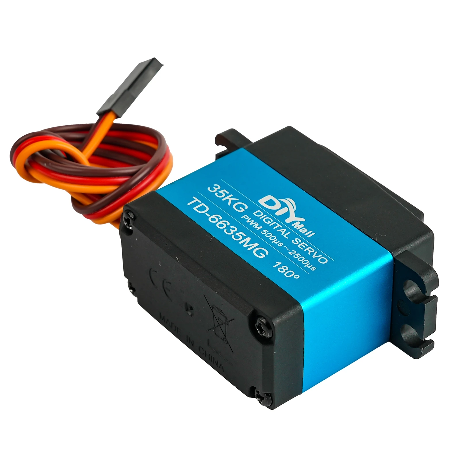 TD-6635MG 35kg Digital Servo 4.8-8.4V 180°/270°/360° Multi-Mode Carbon Brush Motor for Heavy-Duty RC Industrial Robots