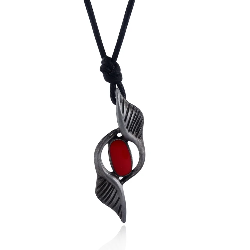 Game Devil Maycry Pendant Necklace Devil Hunter Dante Perfect Amulet Red Crystal Necklaces for Women Men Choker Jewelry