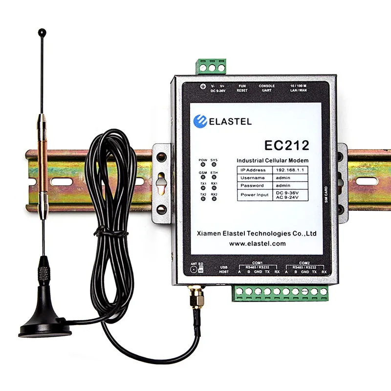 M2M Industrial Wireless Modbus 4G RS485 RS232 DTU IP Modem for Meter Reading