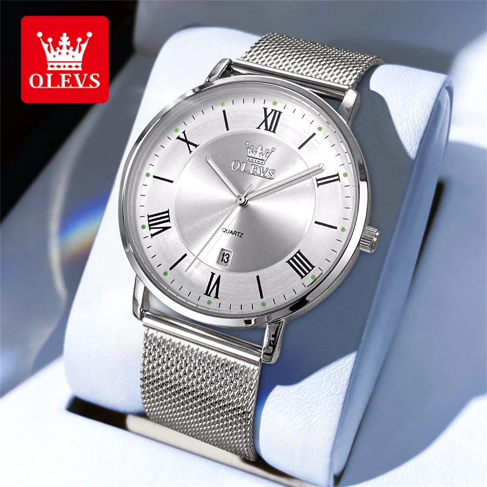 OLEVS 5623 Men Quartz Watch Fashion Simple Business Men's Quartz Watch Classic Original Waterproof Automatic Date Men Watch