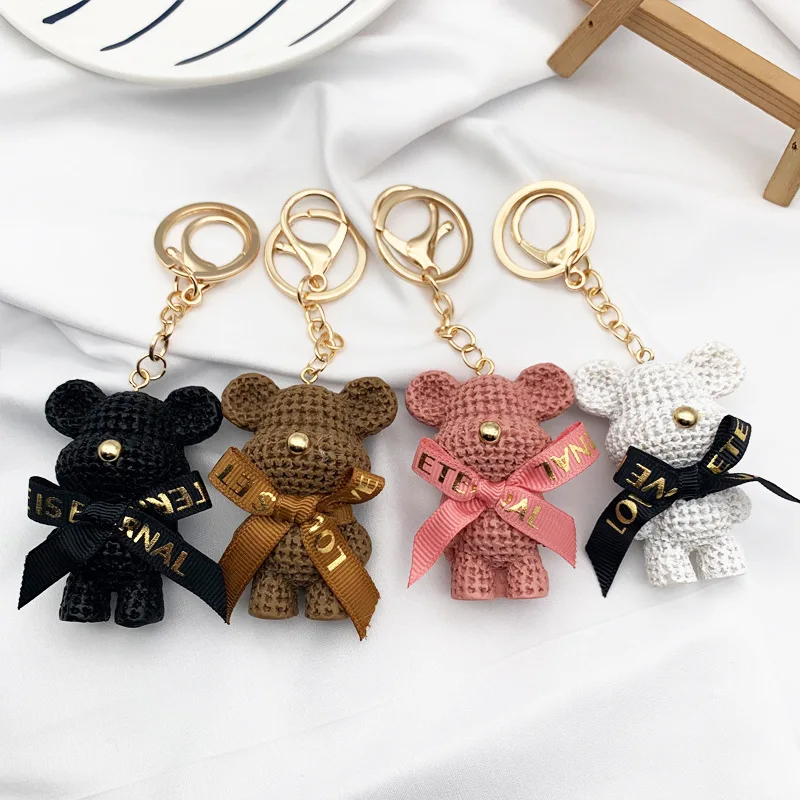 

Bear Animal Key Chain, Car Pendant, Doll Machine Gift, Delicate Bag Pendant, Decoration, Birthday Gift