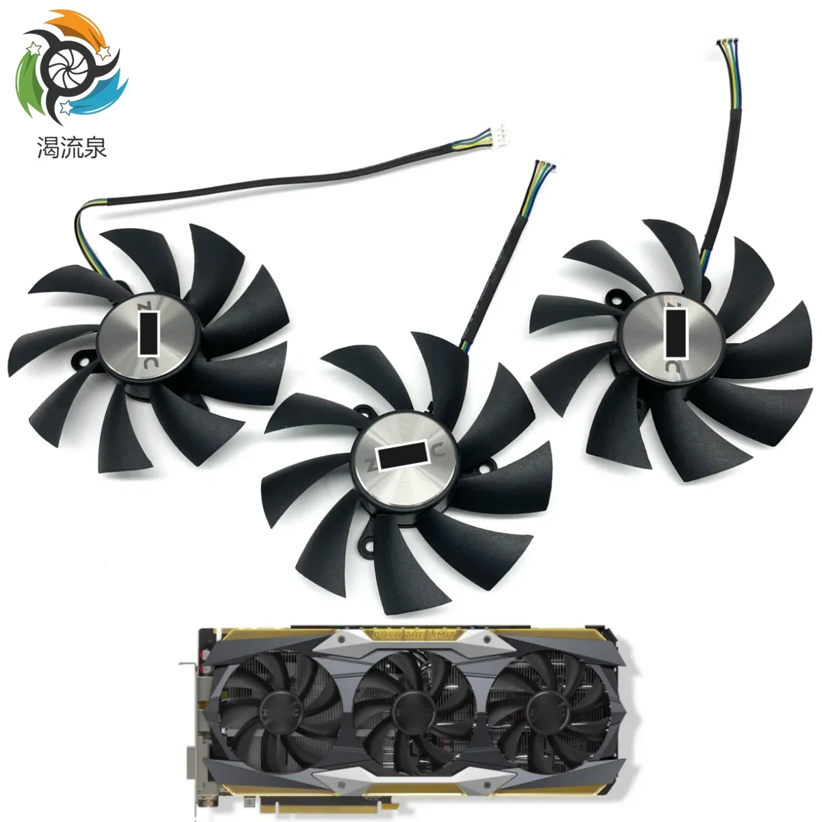 GA92S2U DC12V 0.46A for ZOTAC GTX1080Ti AMP EXTREME GTX 1080 Ti Core Edition Graphics card Heat sink cooling fan