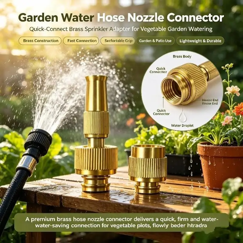 1/2PCS High Pressure Car Wash Water Vegetable Garden Irrigation Sprinkler Nozzles Set Farming Watering System Outdoor Yard Care