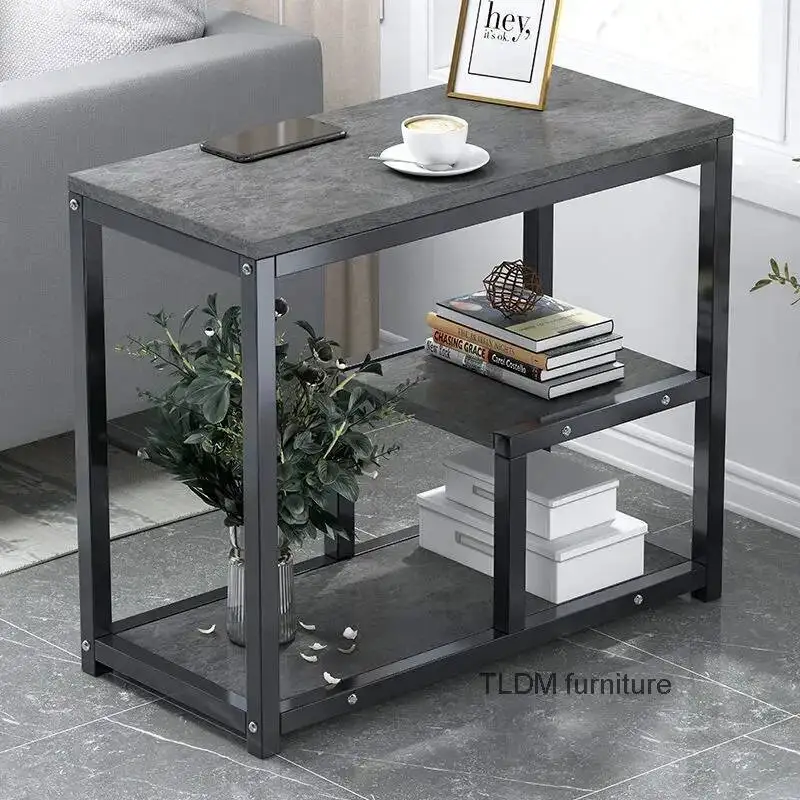 Room Rack Furniture Living UNIONVILL Square Coffee Side Tables Nordic Narrow Sofa Side Simple Cabinet Several Corner Tea Stand