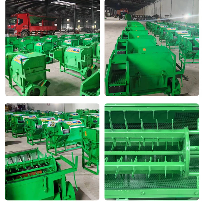 fg-High Productivity Multi-Crop Thresher for Wheat Rice Barley Soybean Sorghum Engine/Motor Powered Straw Grain Chaff Separation