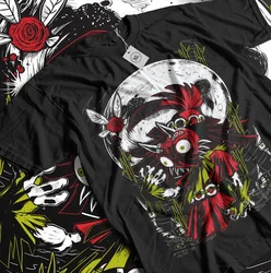 Majoras Mask T-shirt The Legend of Zelddaa Graphic Print Anime Gift Shirt All Size