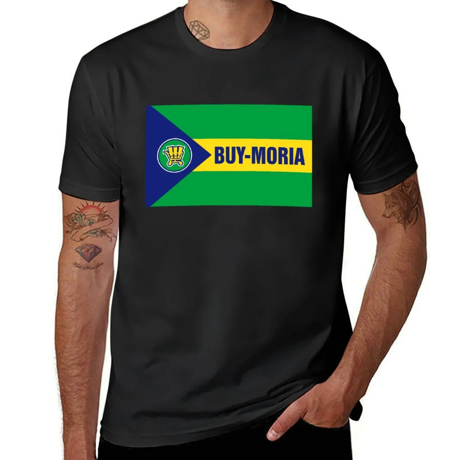 

BUY-MORIA [Roufxis - RB] T-Shirt vintage clothes customs oversized t shirt Men's t-shirt