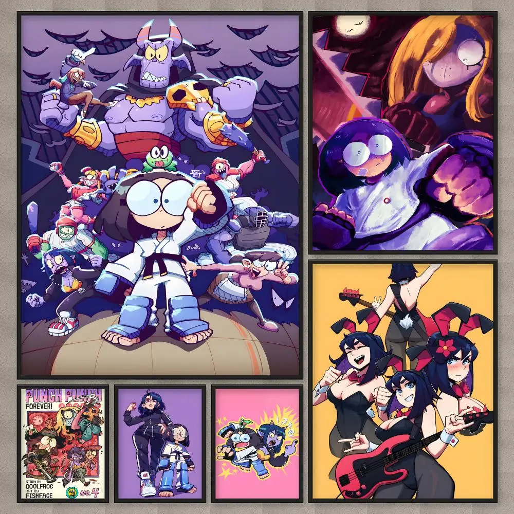 Anime P-Punch P-punch forever Poster HD Wall Art Home Decor Waterproof Print Bedroom Garage Party Gift