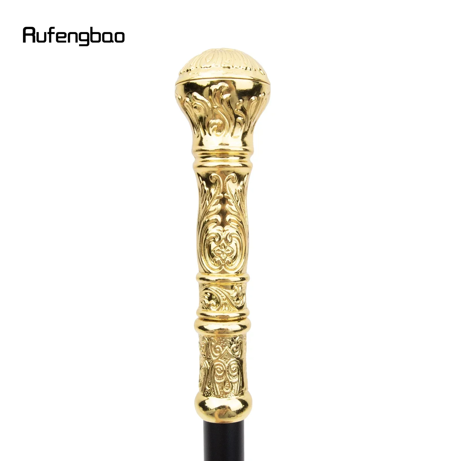 عصا عصرية بمقبض دائري ذهبي فاخر للحفلات، عصا مشي أنيقة بمقبض كروسير 93 سم