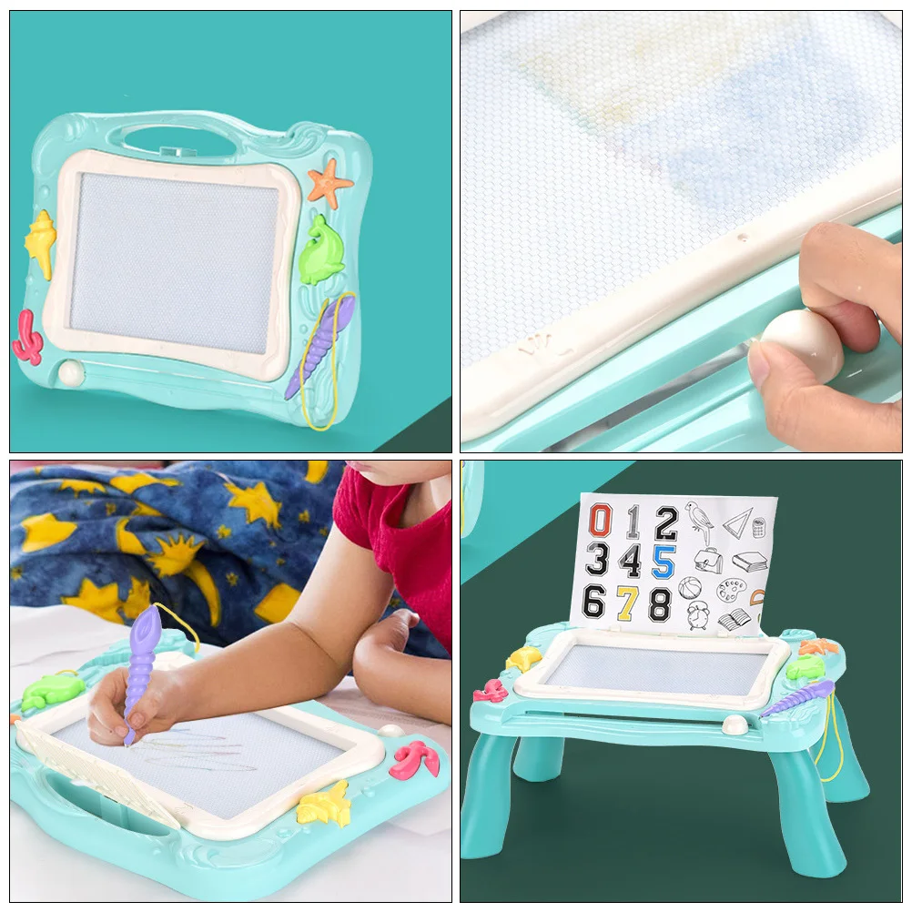 قطعة واحدة من لوحة الرسم المغناطيسية المميزة القابلة لإعادة الاستخدام للأطفال، أداة تعليمية خفيفة الوزن لممارسة تهجئة الرياضيات #1