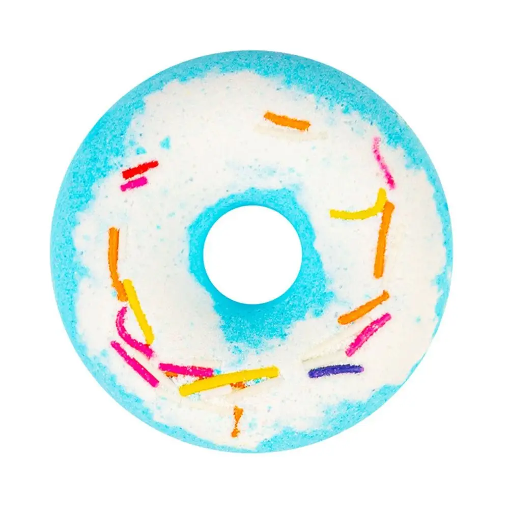 رائحة مبهجة دونات حمام رائعتين اللون ترطيب السلس فقاعة حمام قنابل الجلد ودية الليمون رائحة كرات ملح الاستحمام