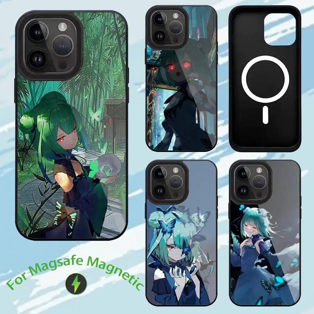 

Uruha Rushia Icon Phone Case For iPhone 17,16,15,14,13,12,11,Plus,Pro,Max Magsafe Magnetic Wireless Charging