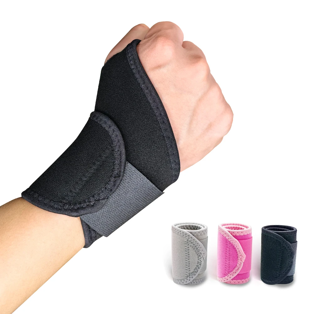 1Pc Gym Wrist Band Sports Wristband New Wrist Brace Wrist Support Splint Fractures Carpal Tunnel Wristbands for Fitness