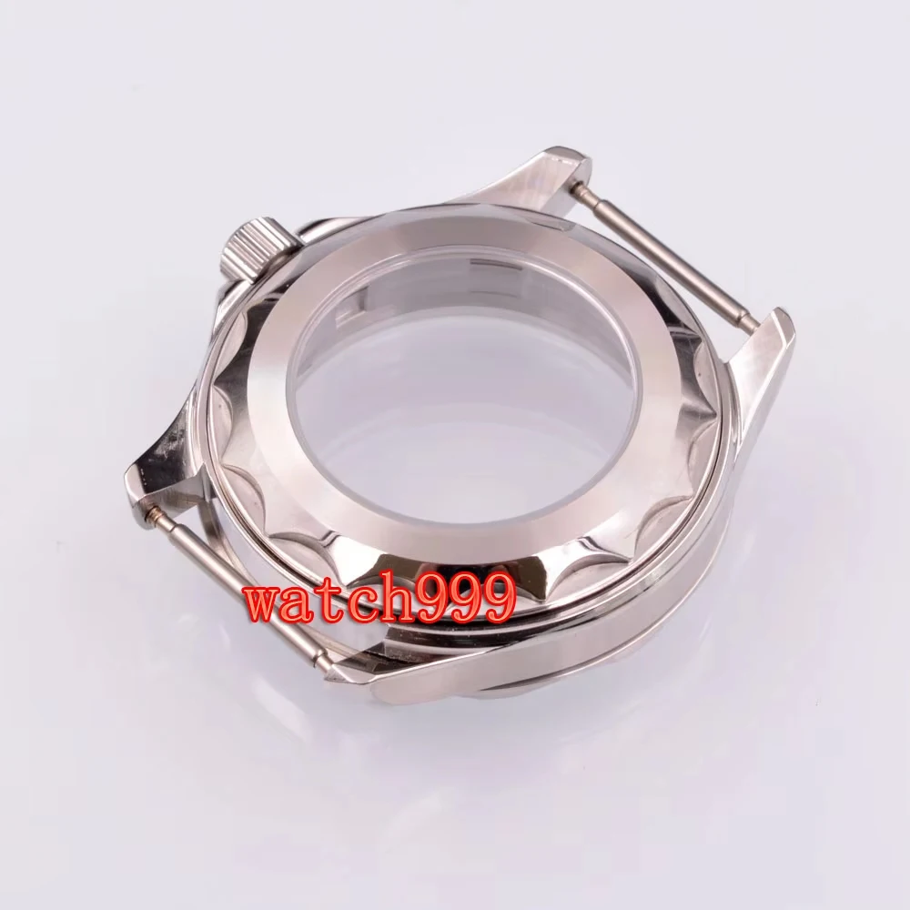 41mm watch case FIT Japan NH35 NH36 ETA2836 miyota 8215 8205 movement Sapphire glass