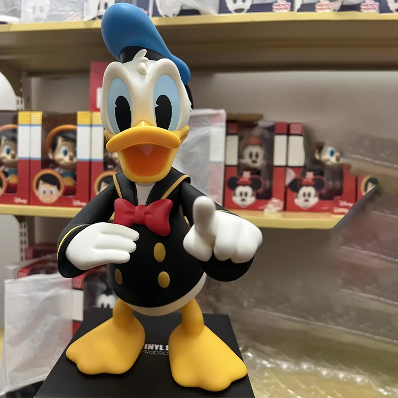 Disney Donald Duck 31cm High Trendy Cute Handmade Online Celebrity Play Decoration Doll Model Toy Gifts Friends Birthday Gifts