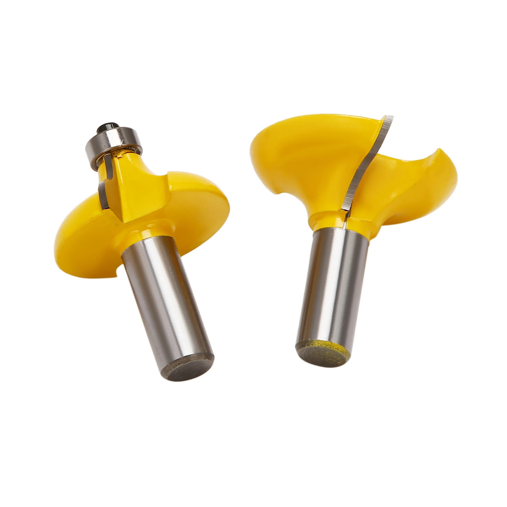 2 Pc 1/2 inch Shank Entry Door For Long Tenons Router Bit Woodworking Cutter Woodworking Bits Tenon Cutter For Woodworking Tools