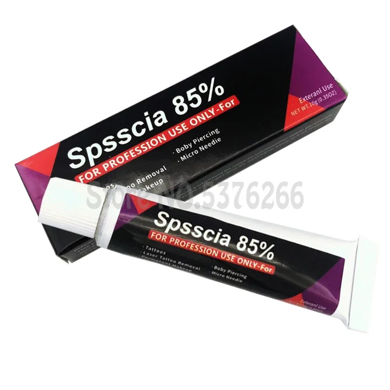 1PCS 85% Spsscia Tattoo Cream Before Permanent Makeup Microblading Piercing Eyebrow Lips 10g