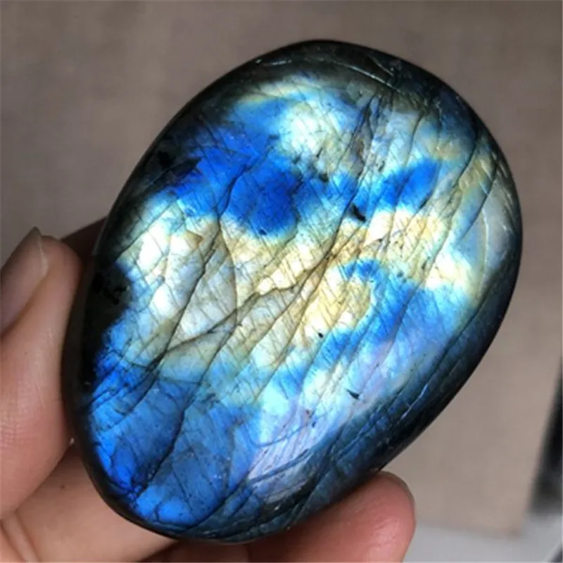 1000g Colorful Natural Moonlight Stone Crystal Labradorite Nunatak Grey Shining Moonstone Decoration Craft