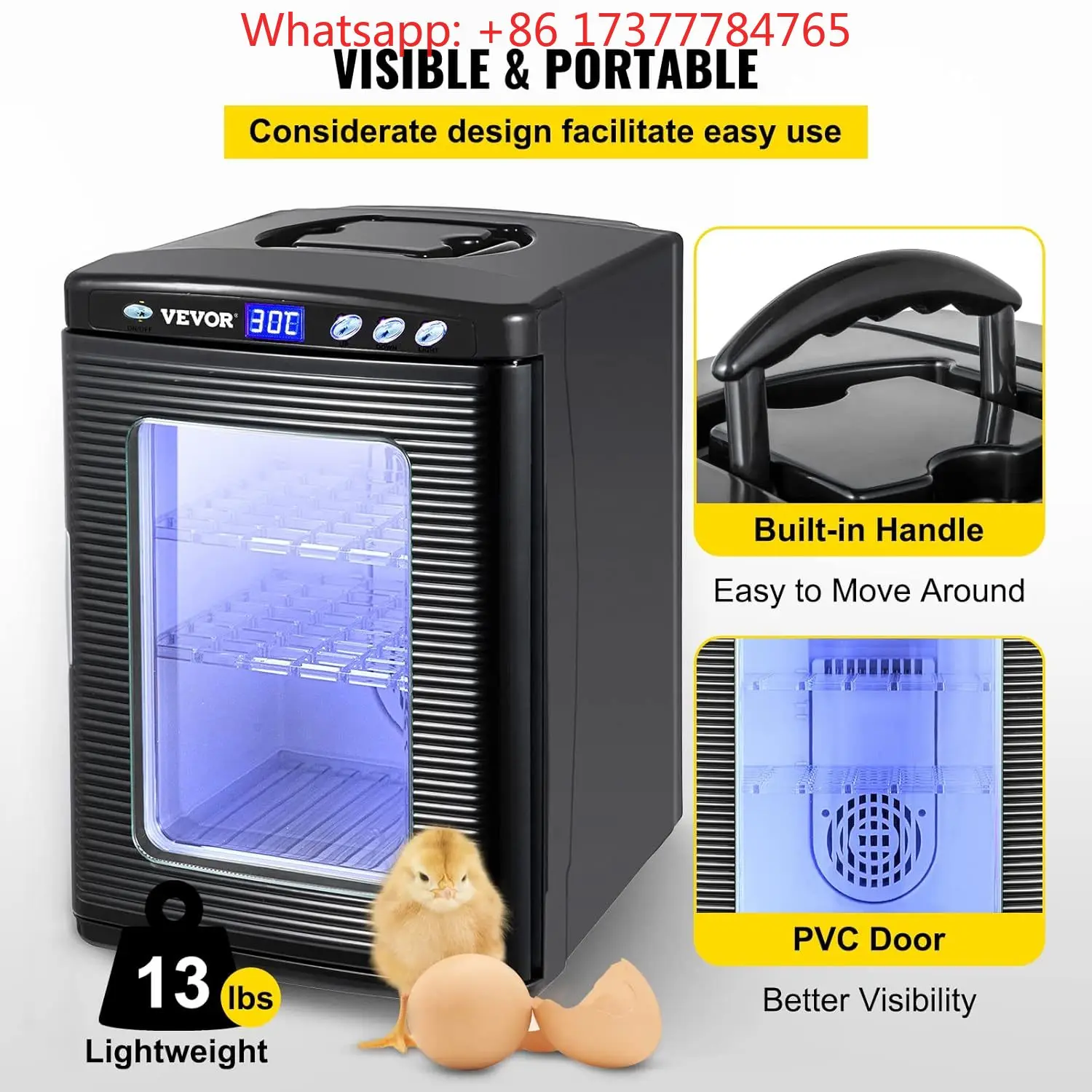 Black Reptile  25L Scientific Lab  Digital  Cooling and Heating 5-42°C Reptile