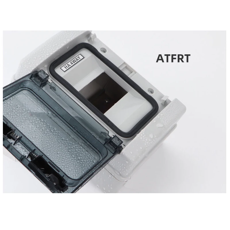 HA Series 4/8/12/18/24 Way IP65 Plastic Electrical Distribution Box Waterproof MCB Box Panel Mounted Junction Box