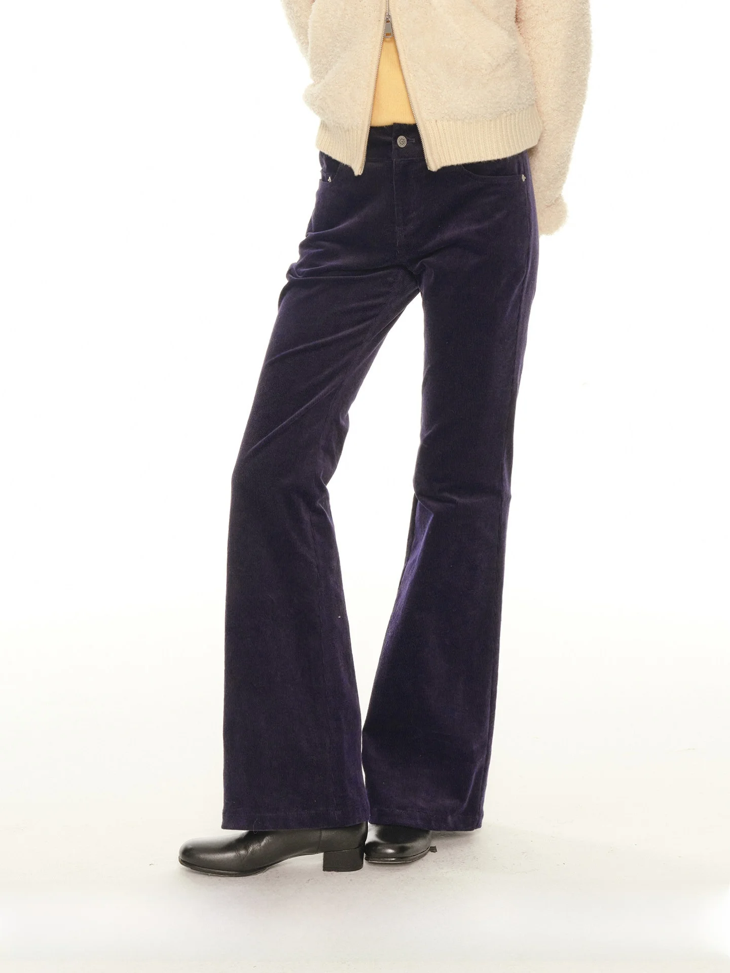 

Low Waist Corduroy Bell Bot Pants Women's Casual Trousers Slim Fit Faionable Winter New Sle UNRETRO American Retro