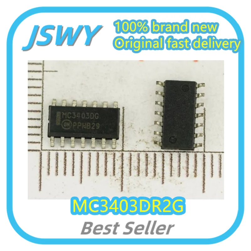 

(10/50pcs) MC3403DR2G MC3403DG SOP-14 Quad Operational Amplifier Chip Brand New and Original in Stock