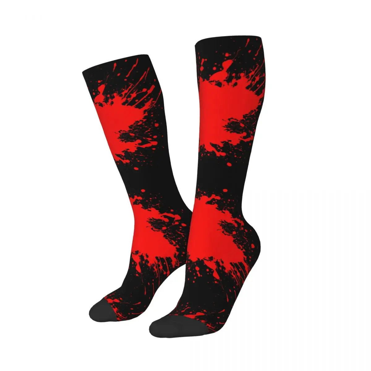 

Крутые мужские и женские носки унисекс, забавные носки для мальчиков-подростков с красной кровью, подарок на праздник