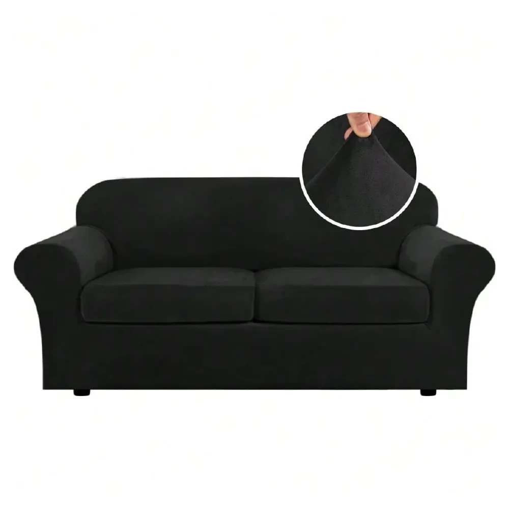 

Piece Stretch Sofa Covers Couch Covers For 2 Cushion Couch Sofa Slipcovers Width To 90 Inch Feature Thick Soft Stay In Place