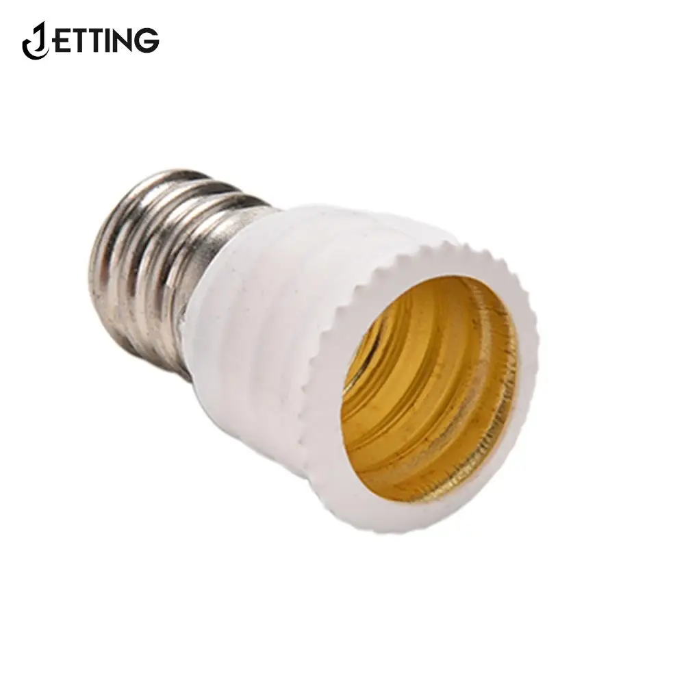 1Pcs E12 To E14 LED Lamp Bulbs Holder Adapter Converter Candelabra Base Socket White