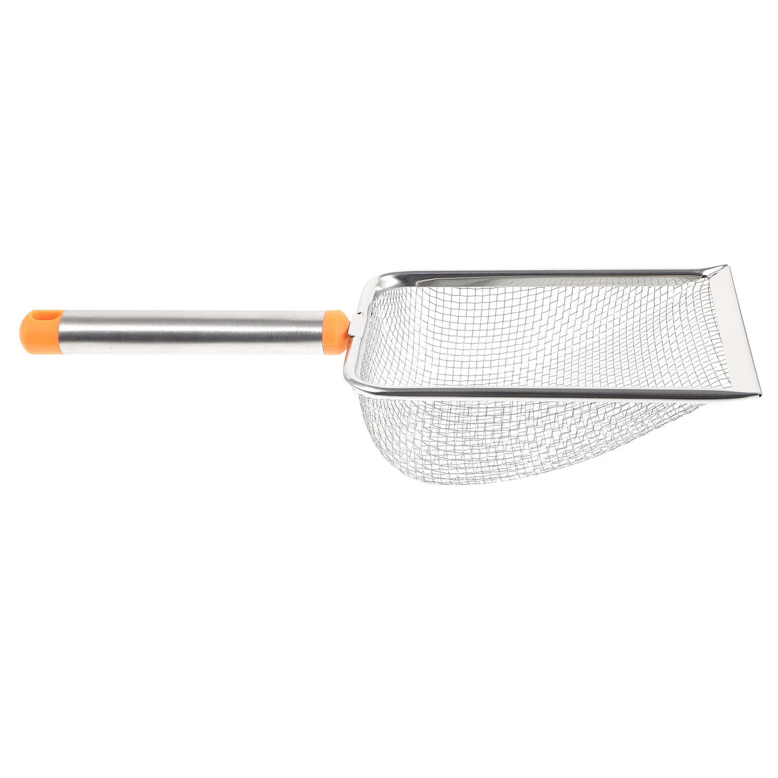

Stainless Steel Cat Litter Scoop 2 8X2 8mm Orange Sand Sifter for Cats Pet Supplies Garbage Shovel Litter Box Cleaner