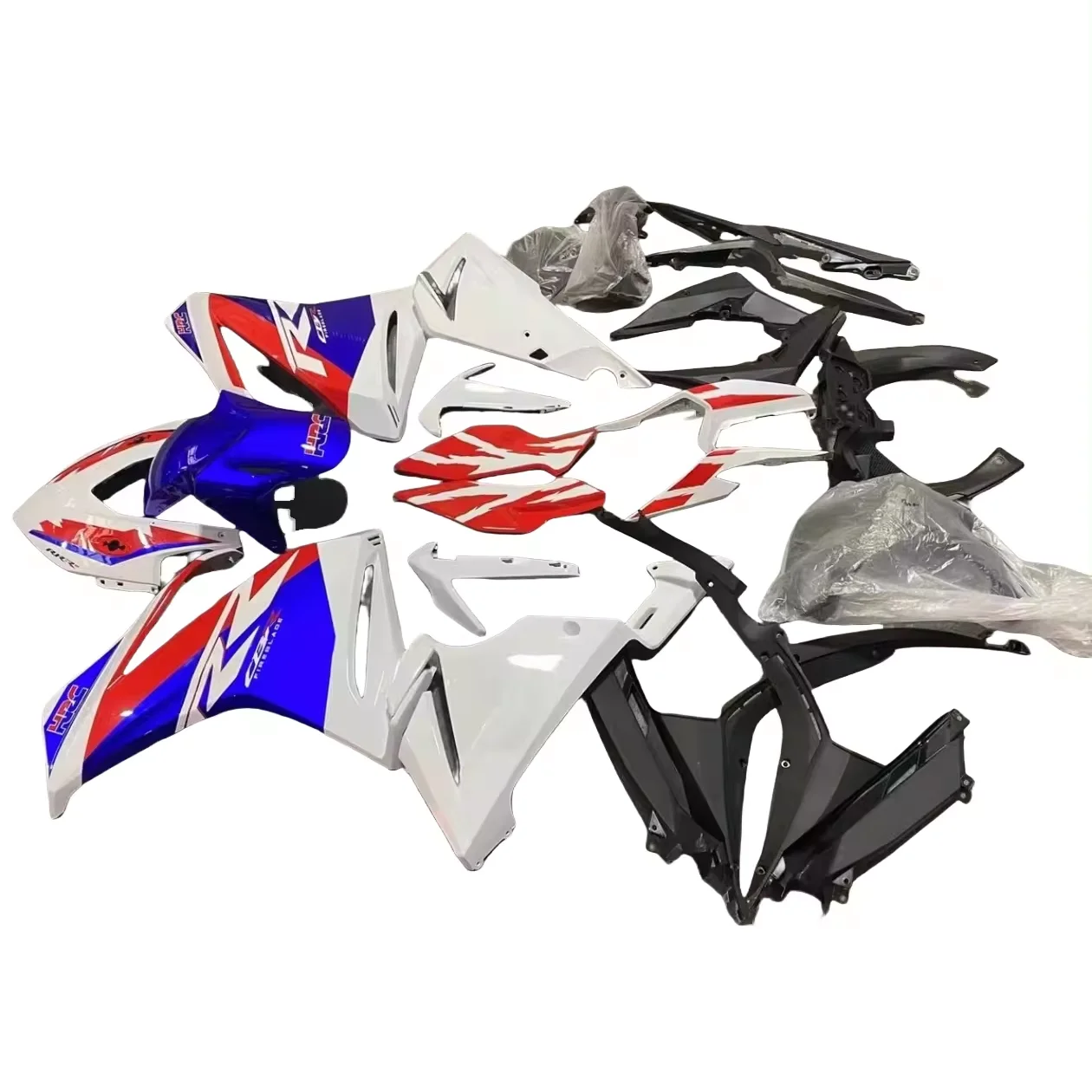 High Quality Complete Flow Motorcycle Parts For CBR500r 16-18 years  ABS Plastic Fairing Kit