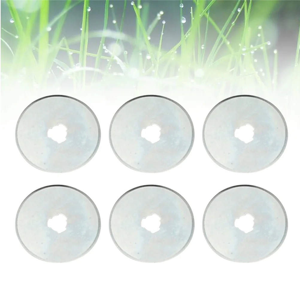 6pcs 45mm Rotary Replacement Blades Circular Cutting Blades for Sewing Fabric Paper Crafts