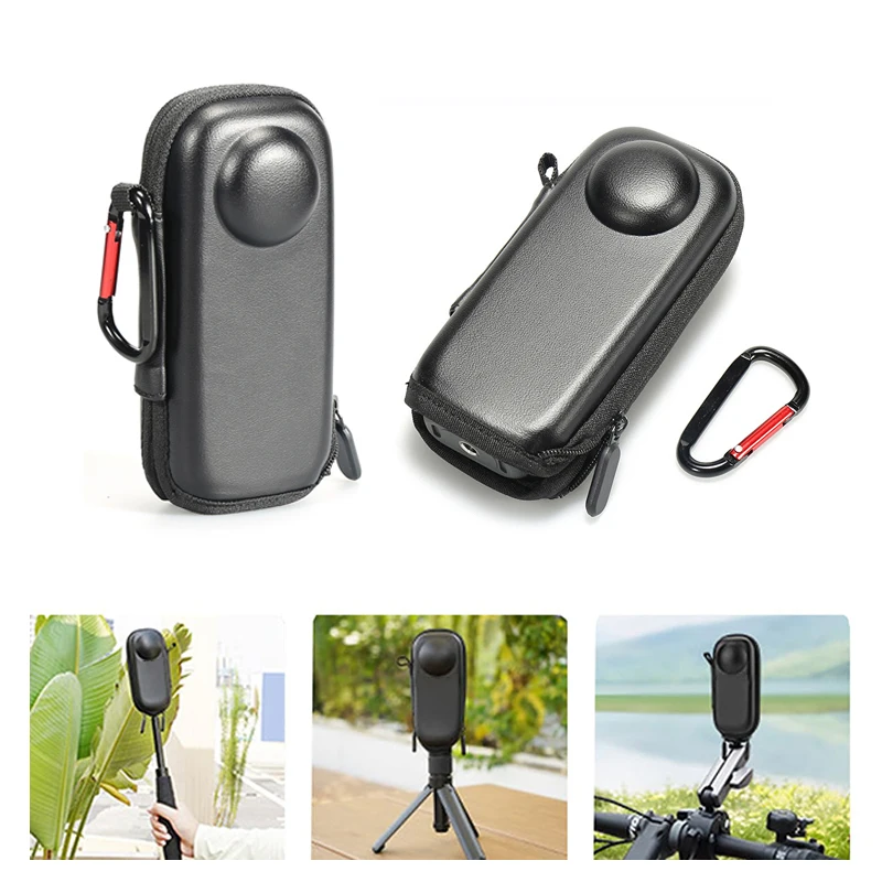 Mini-Aufbewahrungstasche für Insta360 X5 X4 Sportkamera Schutzhülle Tragbare Aufbewahrungstasche PU-Tasche für Insta 360 X5 X4 Zubehör