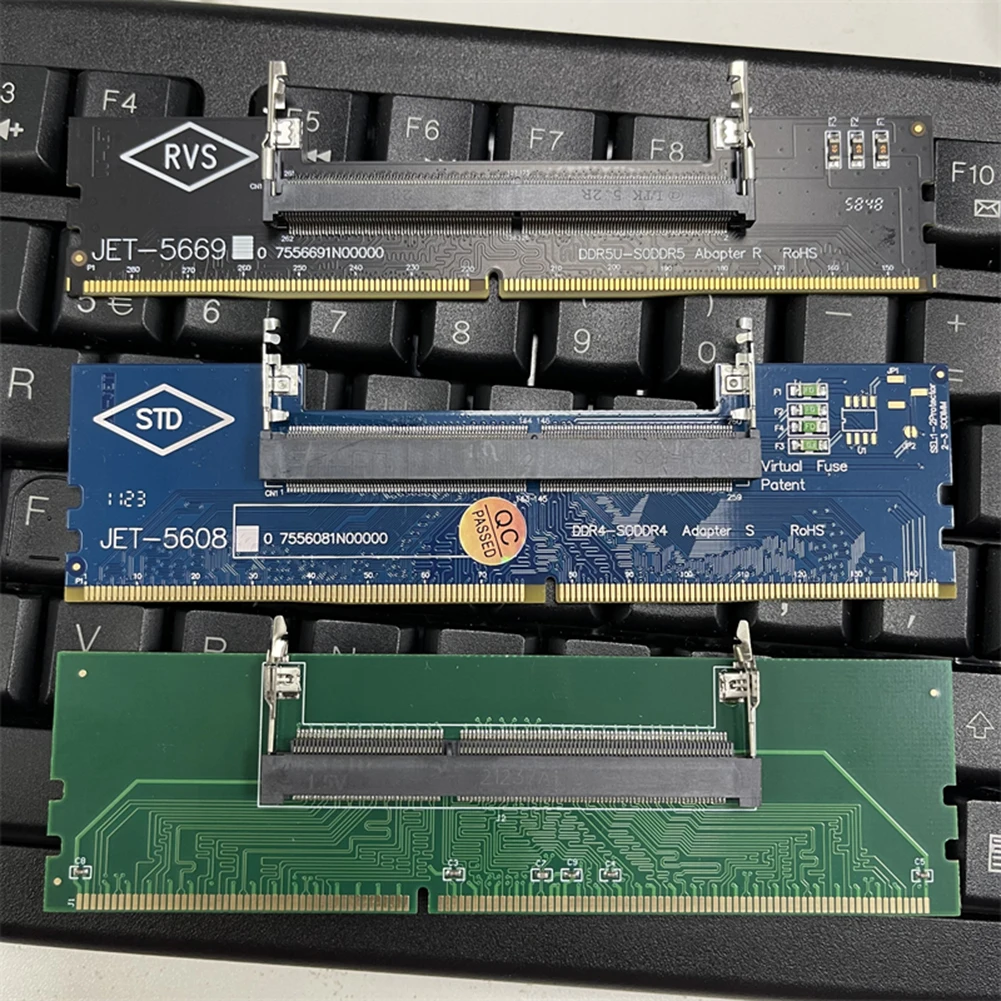 Adapter pamięci SO-DIMM do PC, złącze DDR3 DDR4, karta pamięci z laptopa na komputer stacjonarny, 1/2/3 sztuki