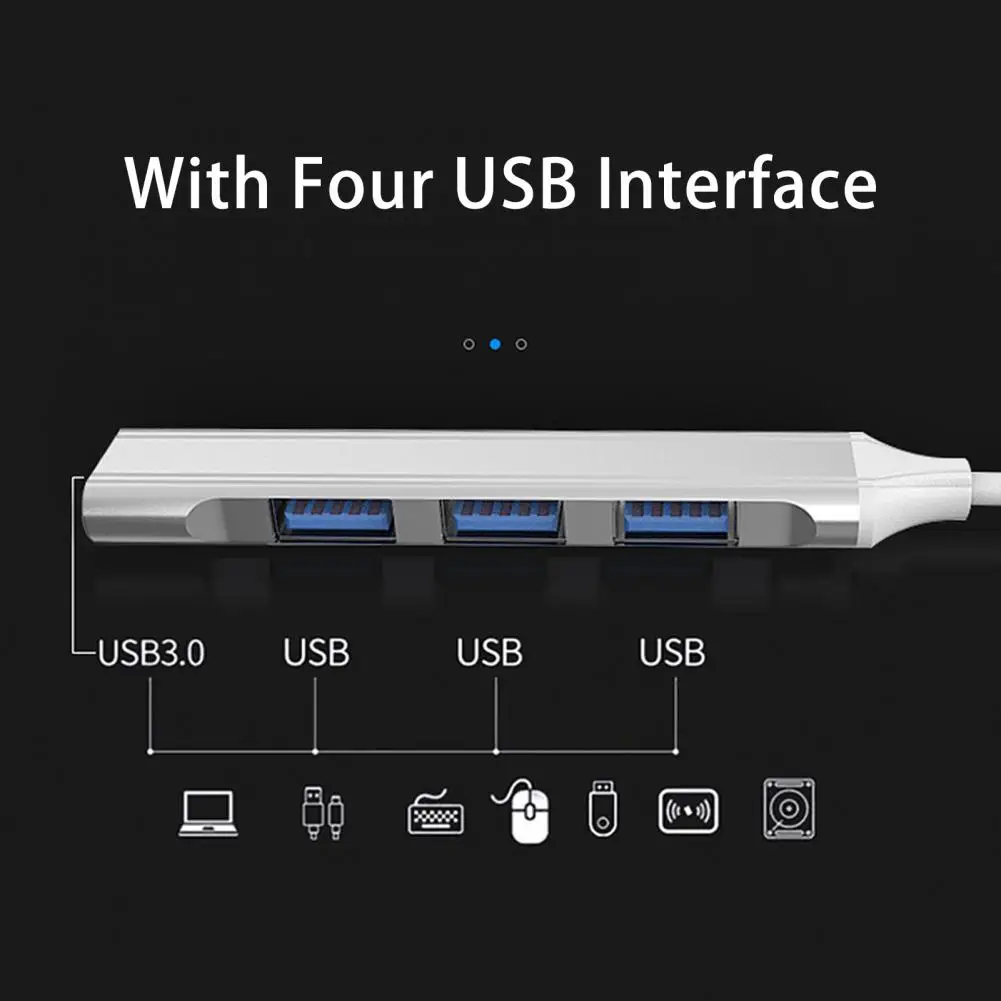 نقل البيانات بسرعة تبديد الحرارة عالية الكفاءة Type-C USB 3.0 محور الكمبيوتر المحمول الخائن للكمبيوتر