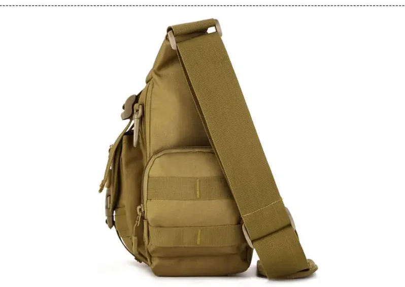 Taktische Messenger-Umhängetasche 14-Zoll-Laptop Einzelschultertasche Outdoor-Wander-Camping-Tasche Herren-Sport-Molle-Sling-Rucksack – Detail 7