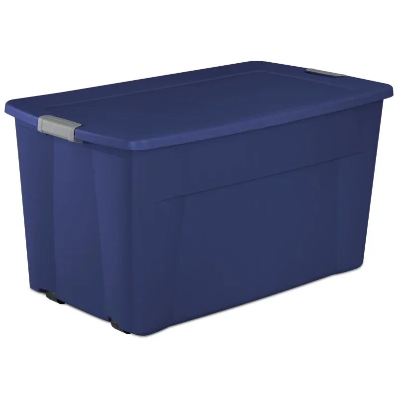 45 gal. Whee Latch Tote, Adult, Plastic, Stadium Blue