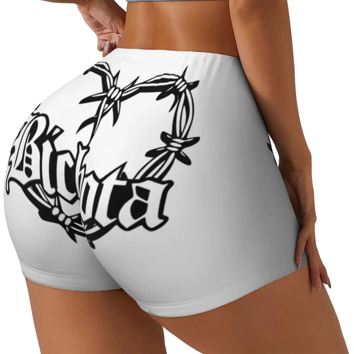 Spersonalizowane spodenki sportowe damskie Karol G Bichota Heart Volleyball Biker Gym Reggae Ainger Athletic Workout Yoga