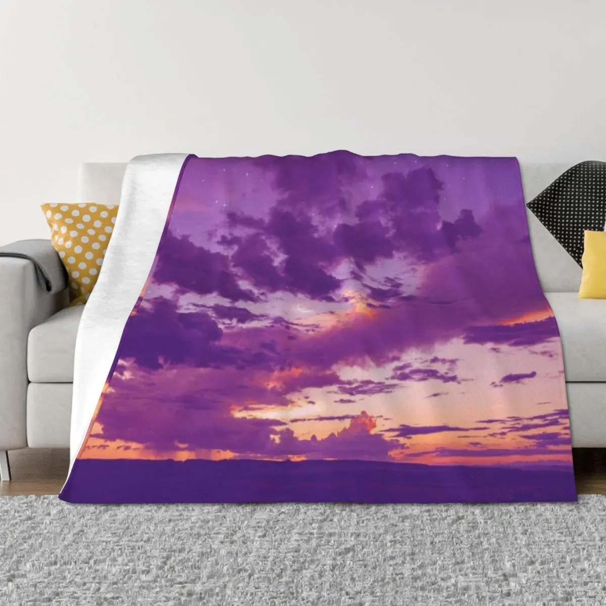 

open sky Throw Blanket For Decorative Sofa Custom Winter beds Decorative Beds Blankets