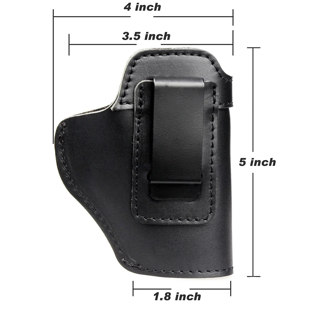 Sarung pistol Universal IWB OWB Gun untuk Taurus G2C Sig P226 SP2022 Glock 17 19 21 23 26 Beretta 92 sarung berburu tersembunyi