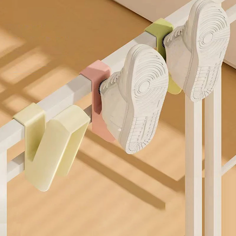 No Punching Shoe Drying Rack Bedroom Neat Storage Shoe Drying Slippers Rack Bathroom Rack Slipper Hook Toilet Drainage Rack Wall