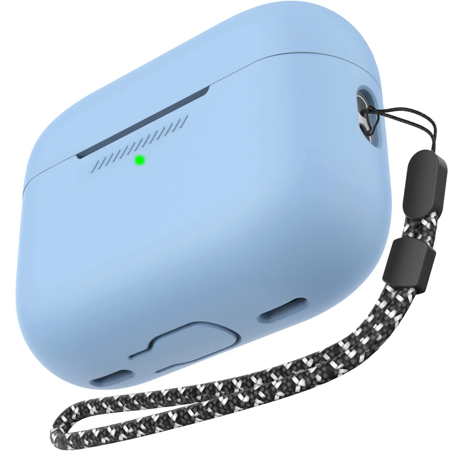 حقائب ثلاثية الأبعاد 2022 جديدة لأجهزة AirPods Pro 2 حافظة حماية من السيليكون [شاشة LED أمامية مرئية] ملحقات سماعات الأذن لأجهزة AirPods Pro 2